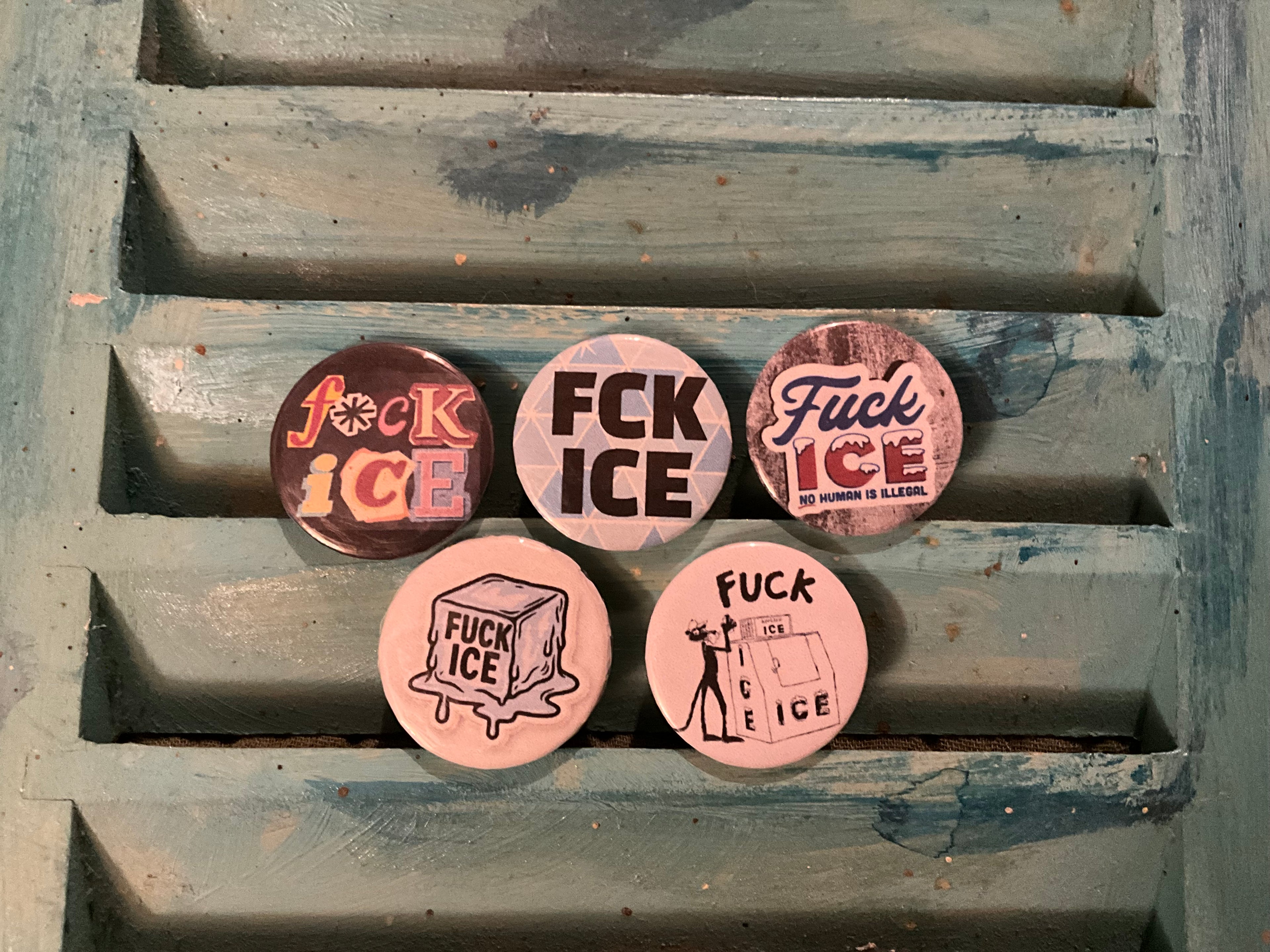 F’n Ice 5 - Pack Buttons / Pins