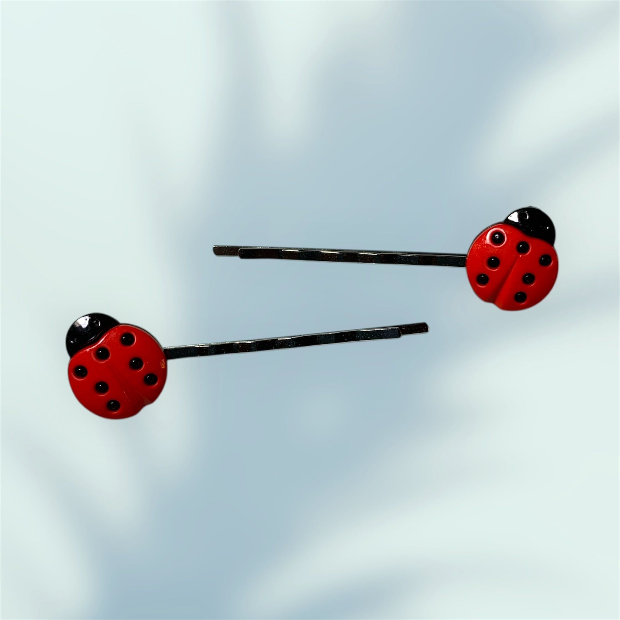 Lady Bug Bobby Pins