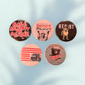 Resist 5 - Pack Buttons / Pins