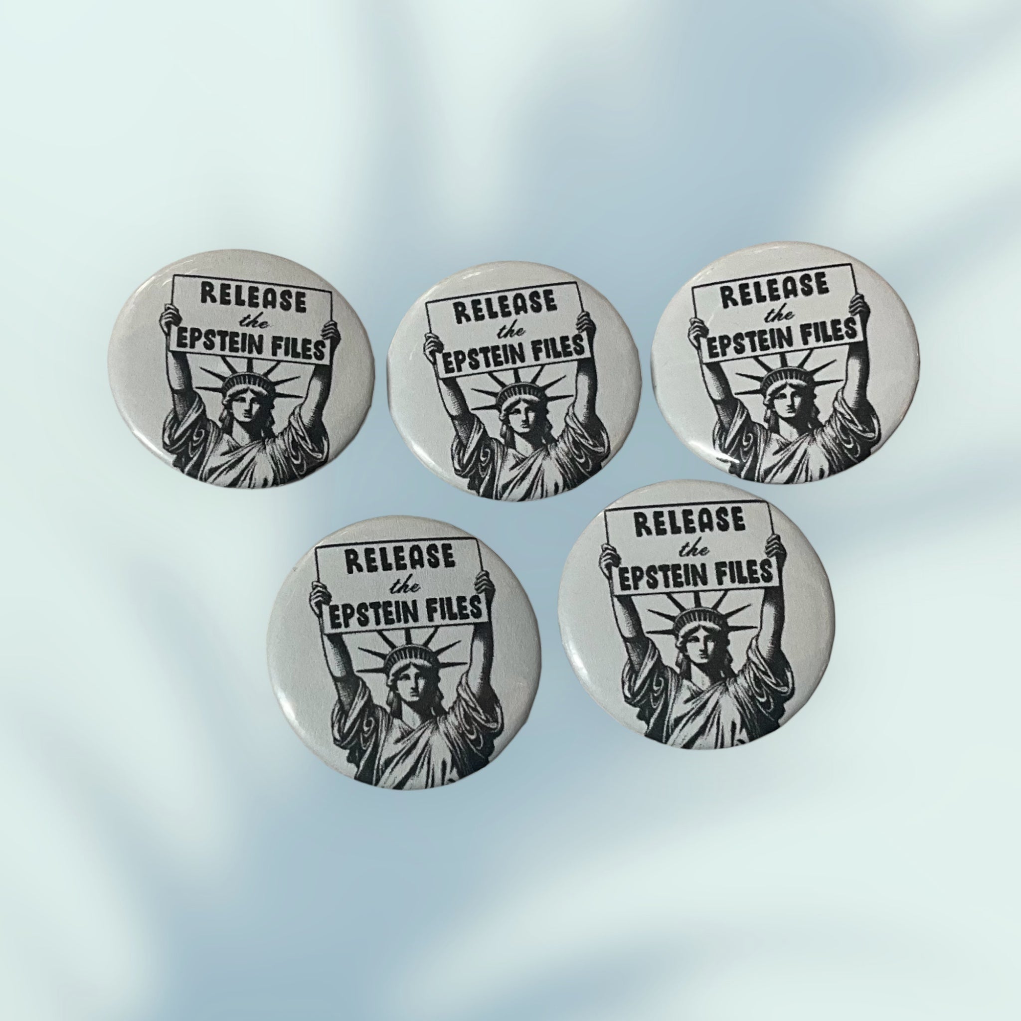 Release The Epstein Files Button / Pin