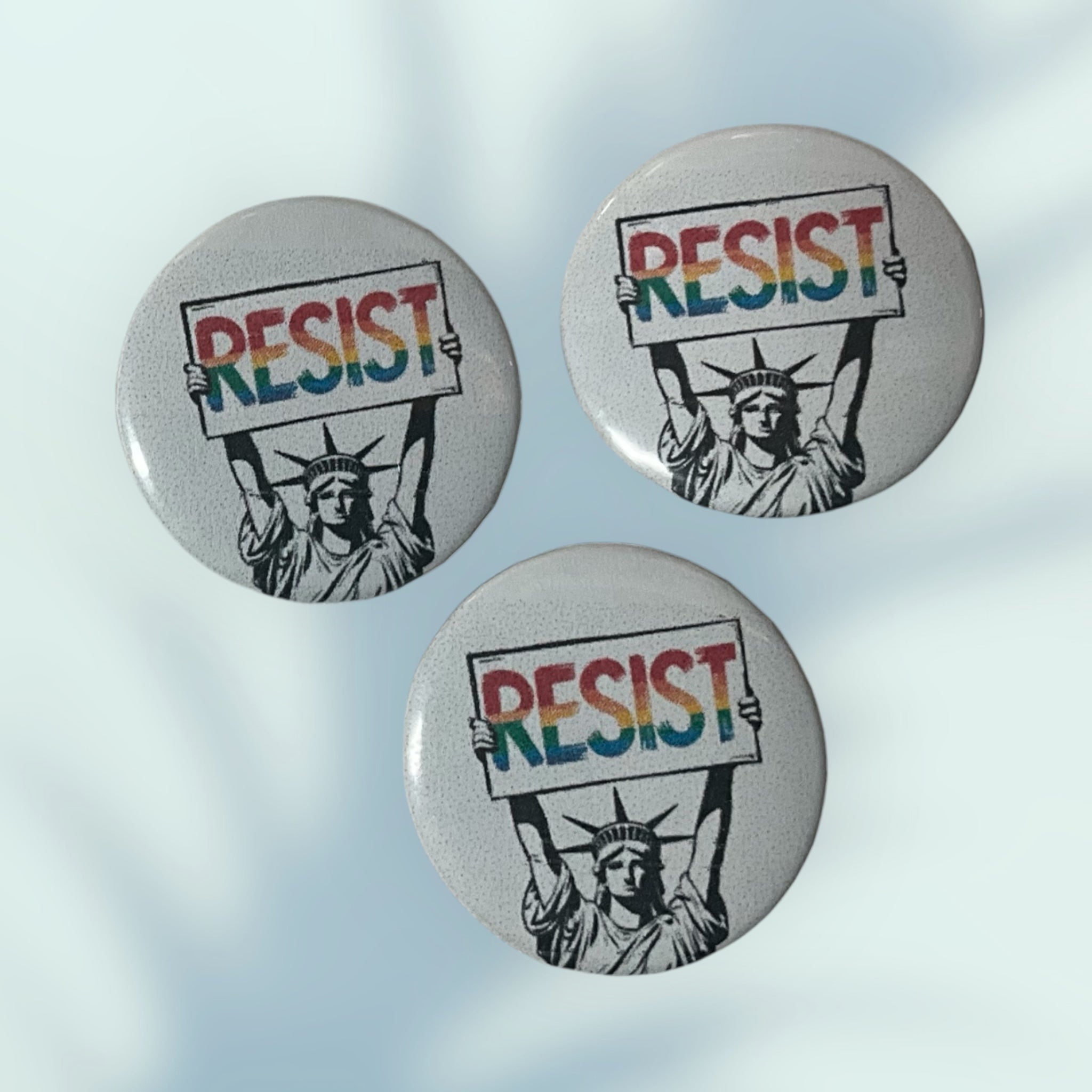 Resist Button /Pins