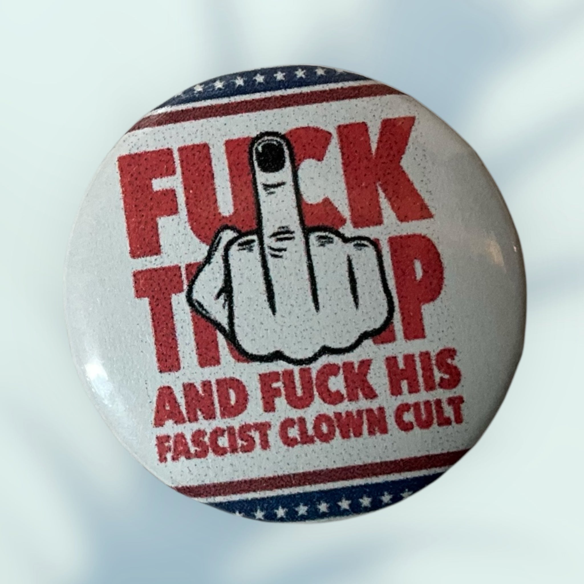 Fascist Clown Cult Button / Pin