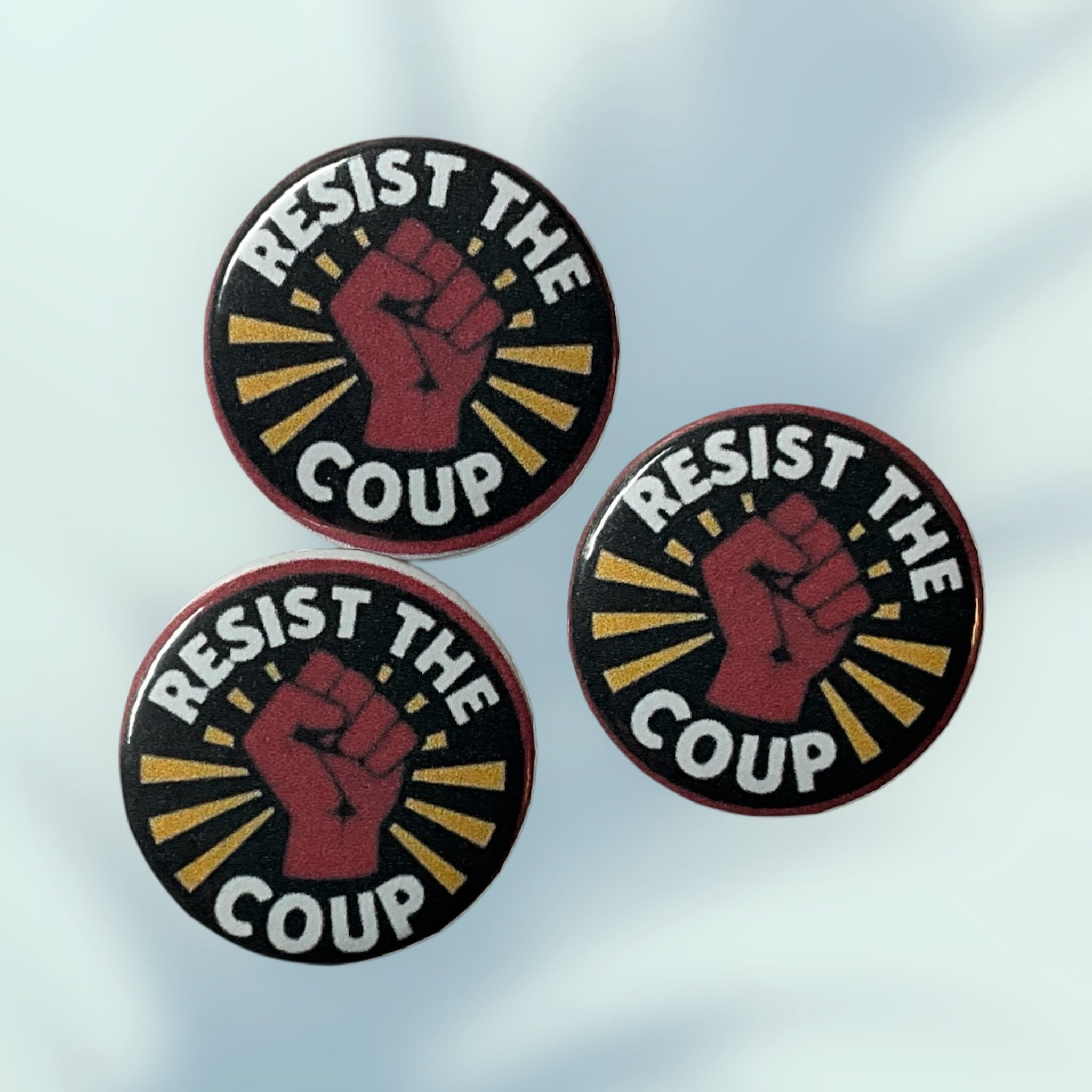 Resist Button /Pins
