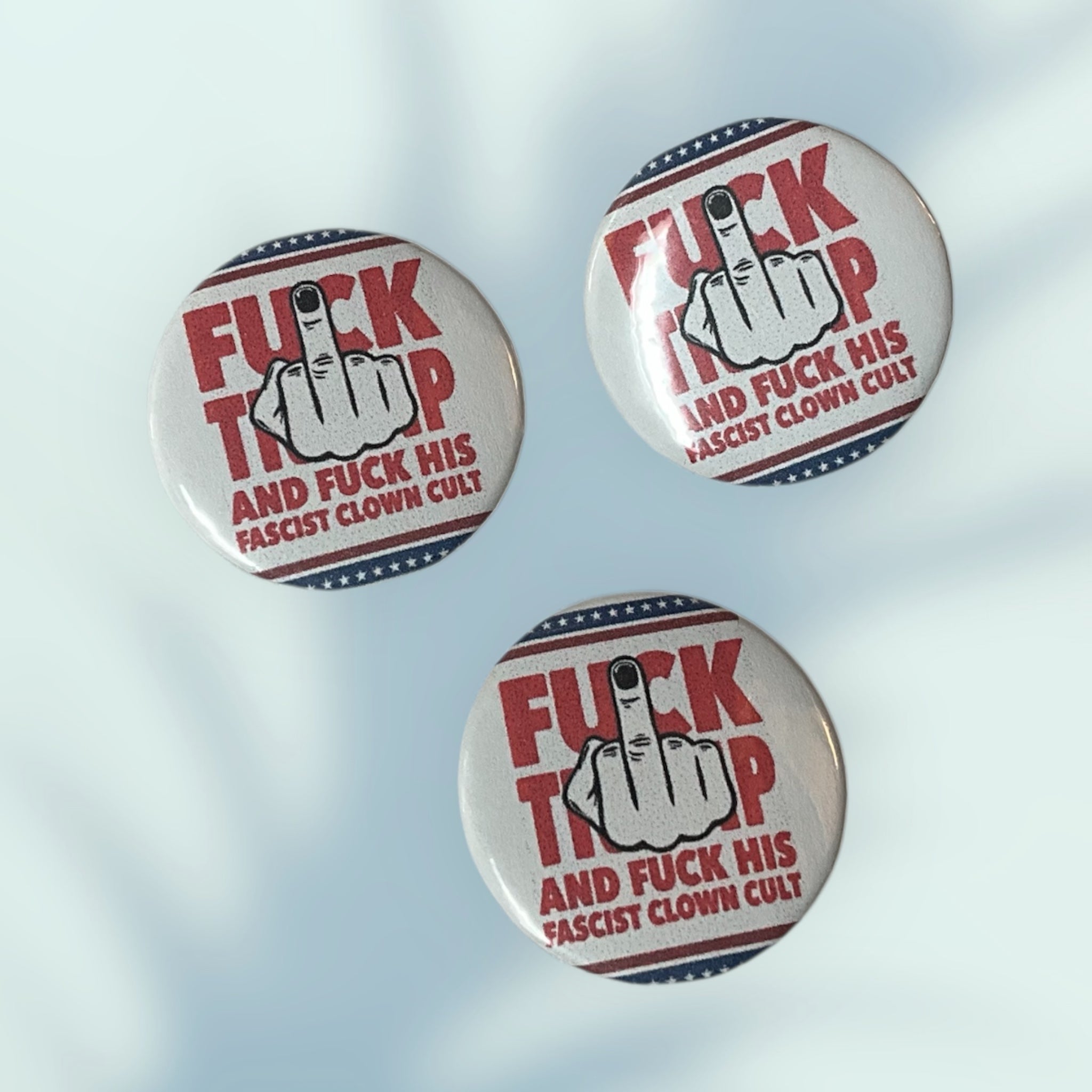 Fascist Clown Cult Button / Pin