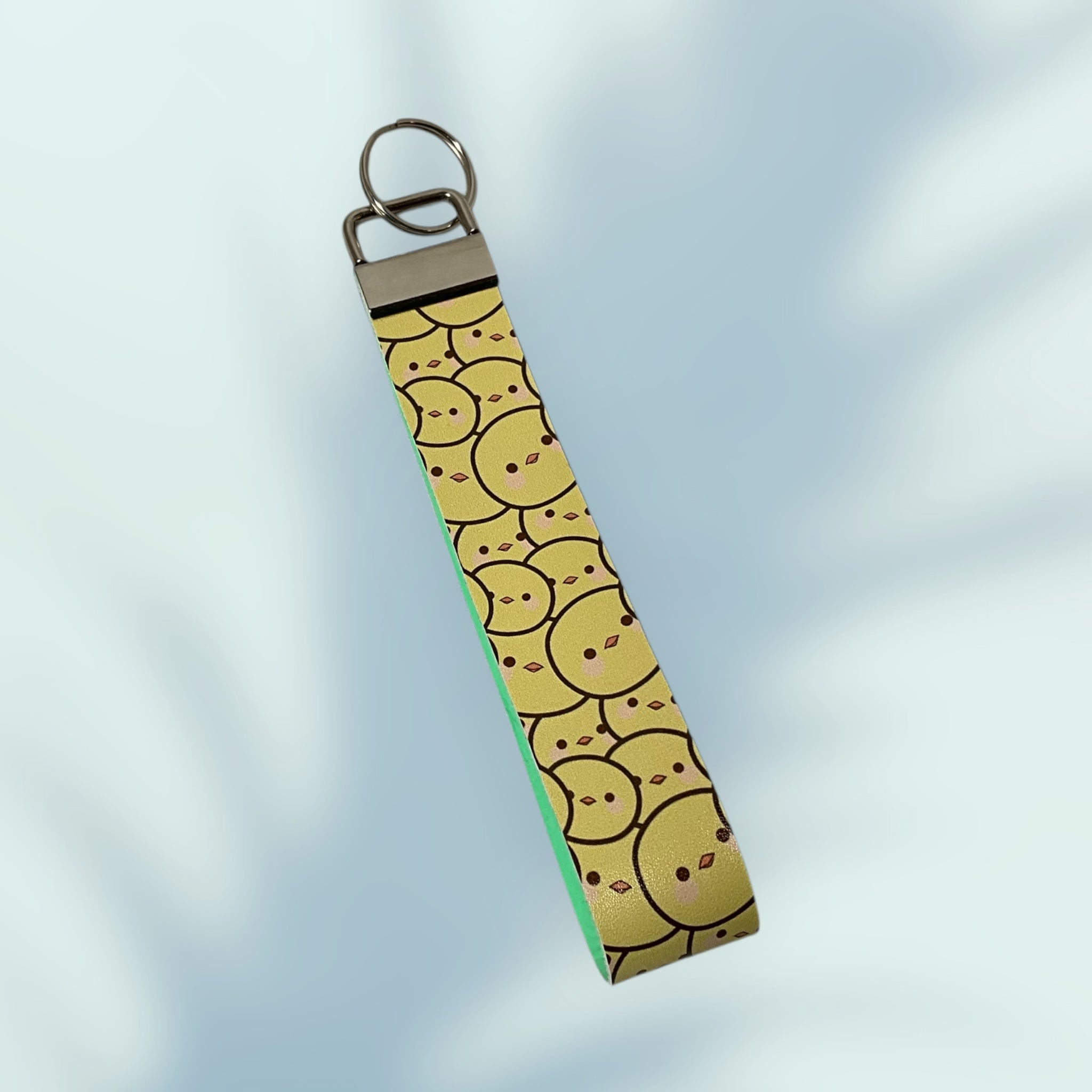Yellow Chicks KeyChain Wristlet