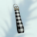 Buffalo Plaid KeyChain Wristlet