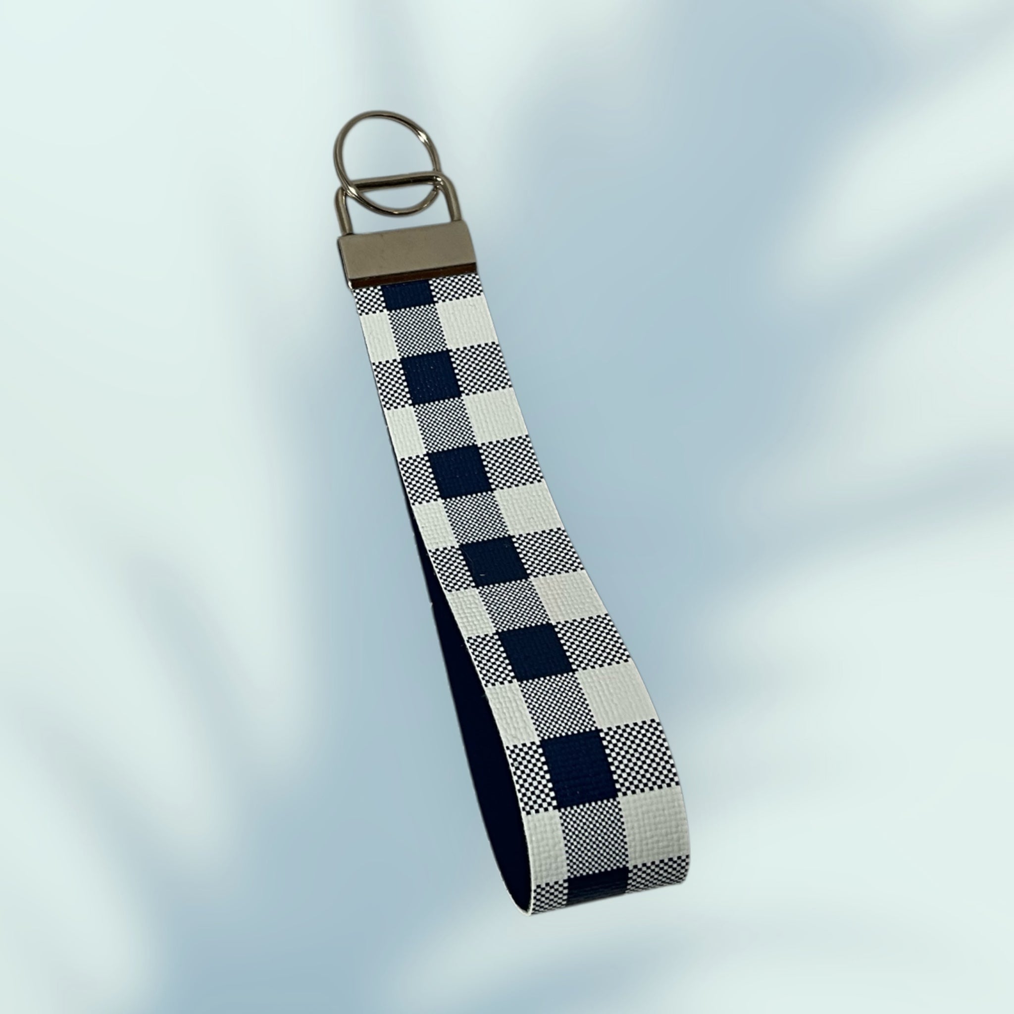 Buffalo Plaid KeyChain Wristlet