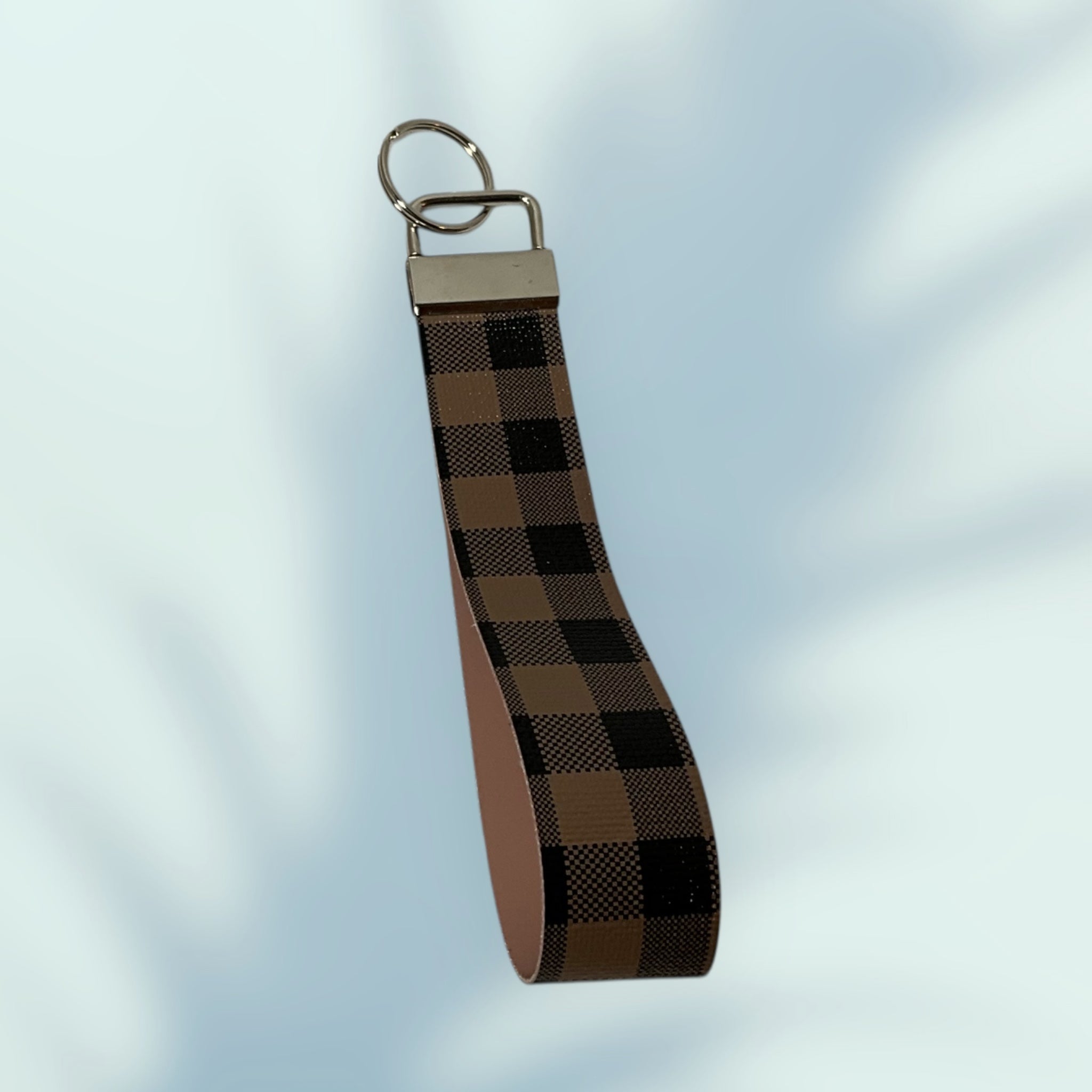 Buffalo Plaid KeyChain Wristlet