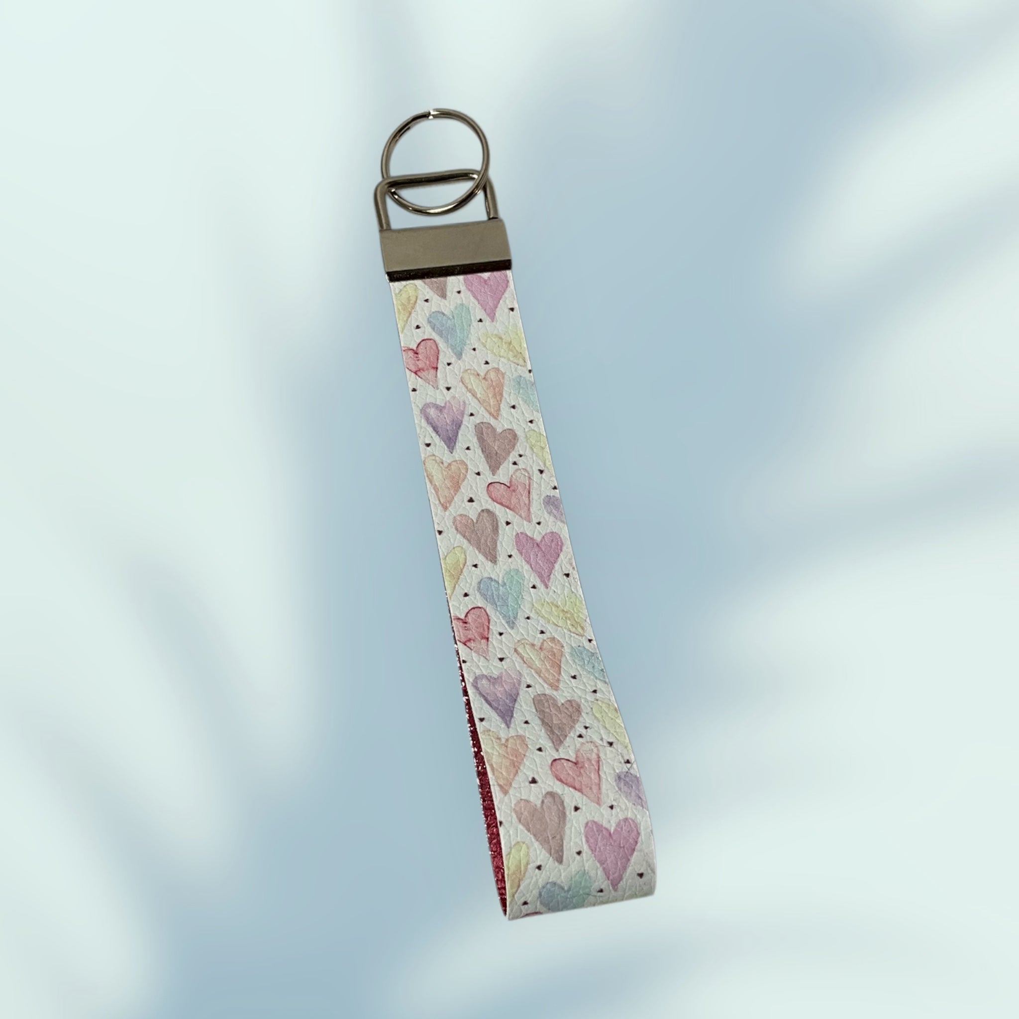Hearts KeyChain Wristlet