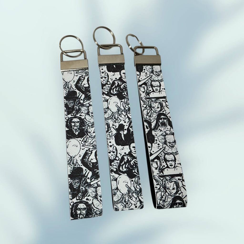 Horror Favorites KeyChain  Wristlet