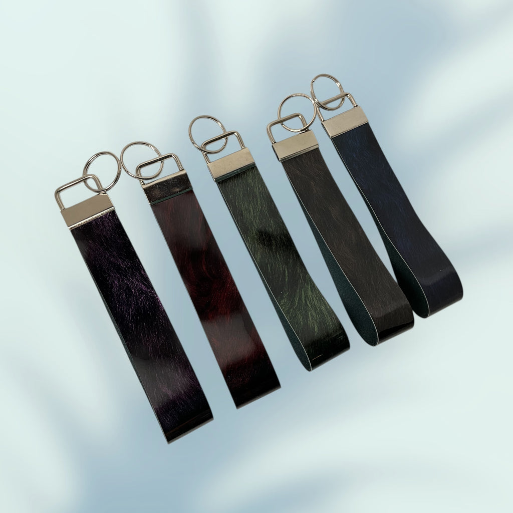 Liquid Feather KeyChain  Wristlet