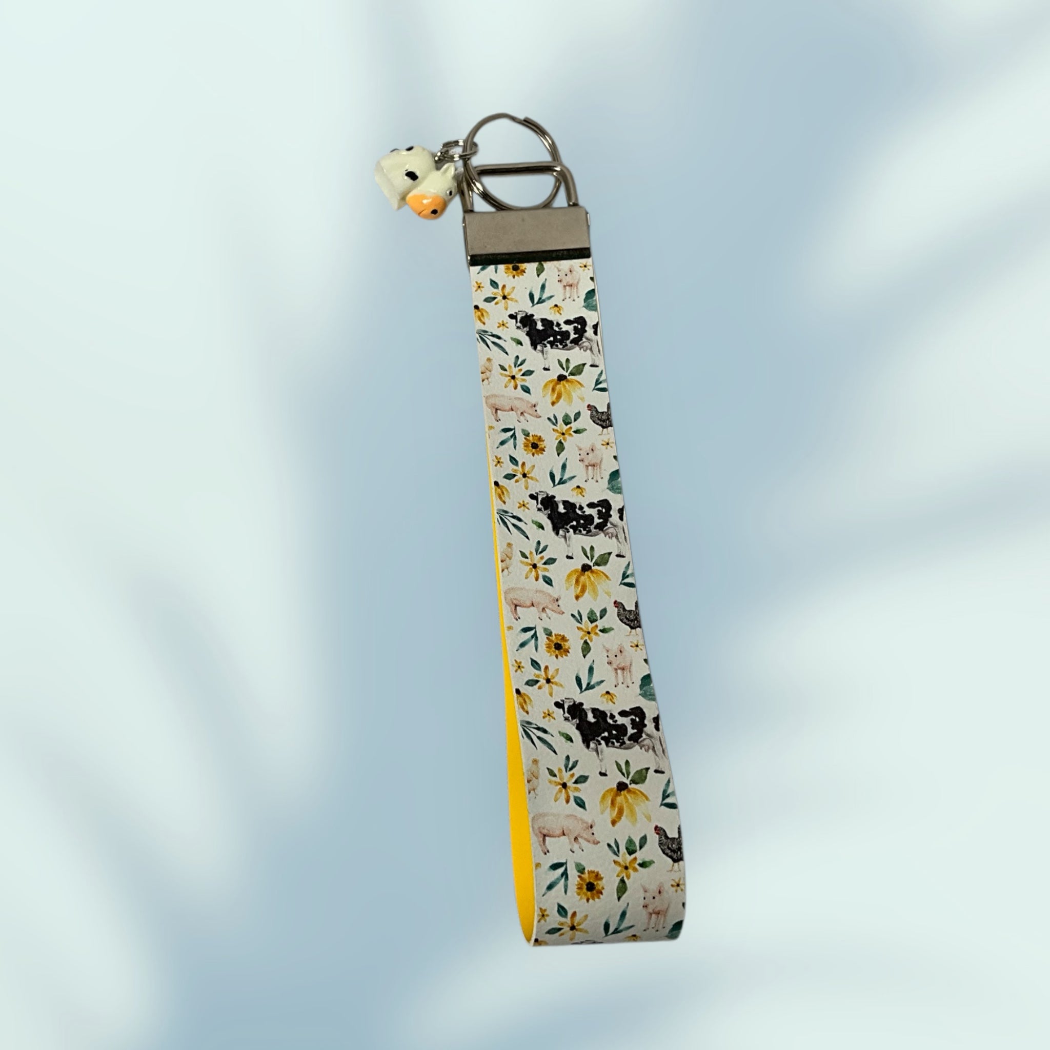 Moo Cow KeyChain  Wristlet
