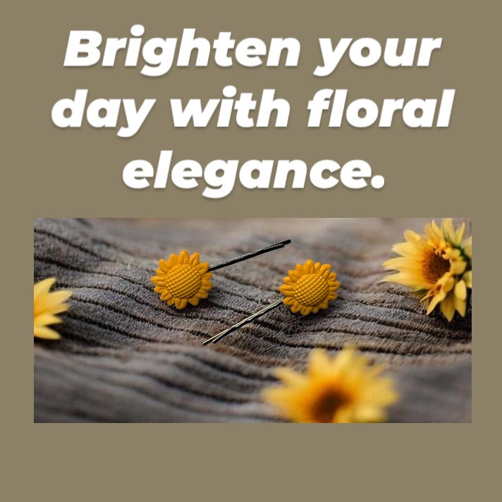 SunFlower Bobby Pins