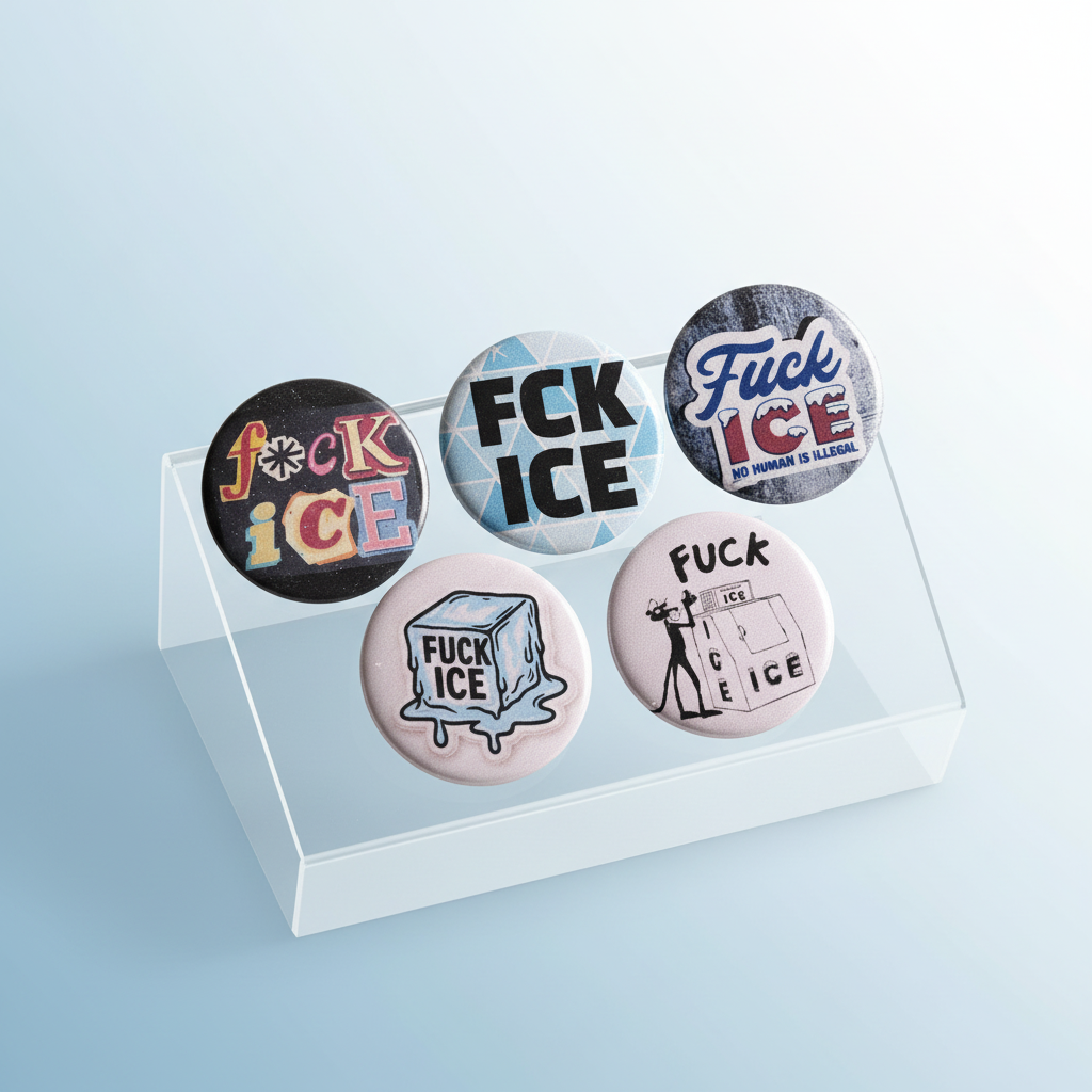 F'n Ice Pack Buttons / Pins