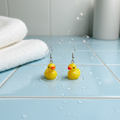 Rubber Duckie Earrings - Playful Product Photography